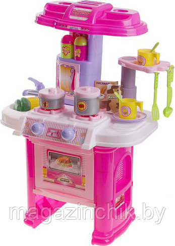 Детская кухня игровая ZYB-00115 Zhorya с аксессуарами, светом и звуком - фото 1 - id-p6599318