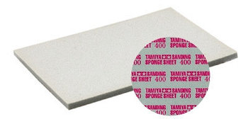 Наждачная бумага на поролоновой основе с зернистостью 400, Tamiya (Япония)
