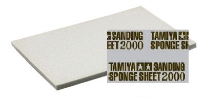 Наждачная бумага на поролоновой основе с зернистостью 2000, Tamiya (Япония) - фото 1 - id-p113310031
