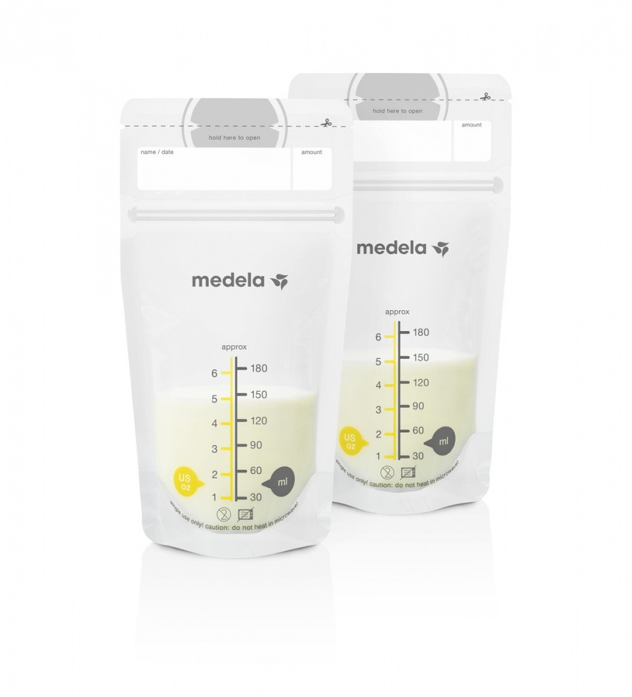 Medela пакеты п/э одноразовые для сбора и хранения молока, 25 шт - фото 2 - id-p109133457