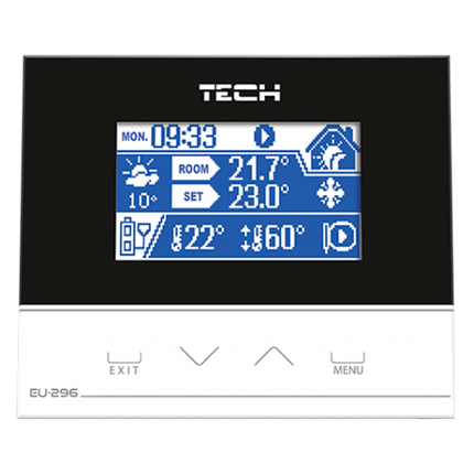Tech ST-296 проводной комнатный терморегулятор, фото 2