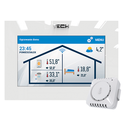 Tech ST-2801 Wi-Fi с OpenTherm комнатный терморегулятор, фото 2