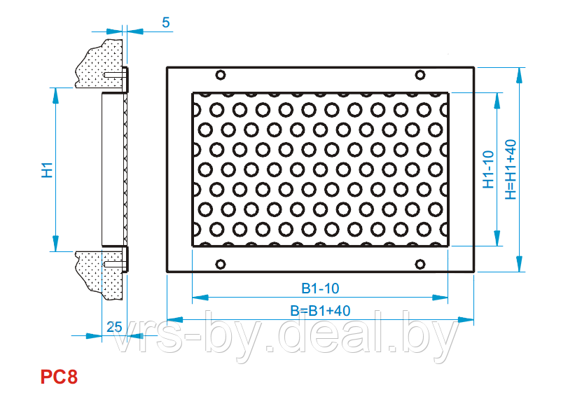 Решетки перфорированные РС8 - фото 2 - id-p6604676