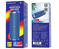 Портативная колонка Borofone BR1 цвет: синий (Bluetooth 5.0, AUX,USB,1200mAh)