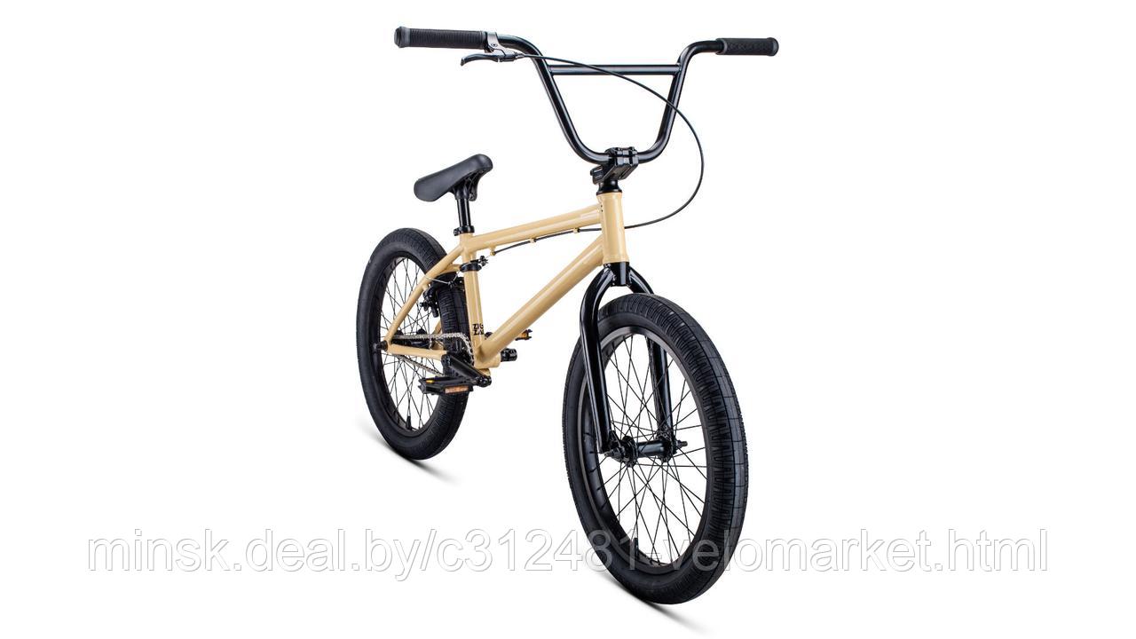 Велосипед BMX Forward Zigzag 20(2020) бежевый - фото 2 - id-p113329831