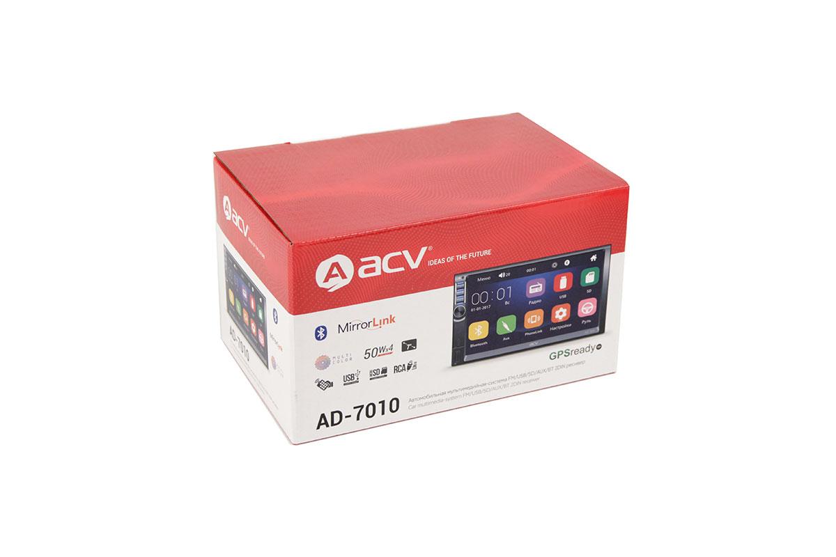 Автомагнитола ACV WD-7010 (Win) 2din мультимедия 7.0"(800*480)FM/USB - фото 1 - id-p113330394