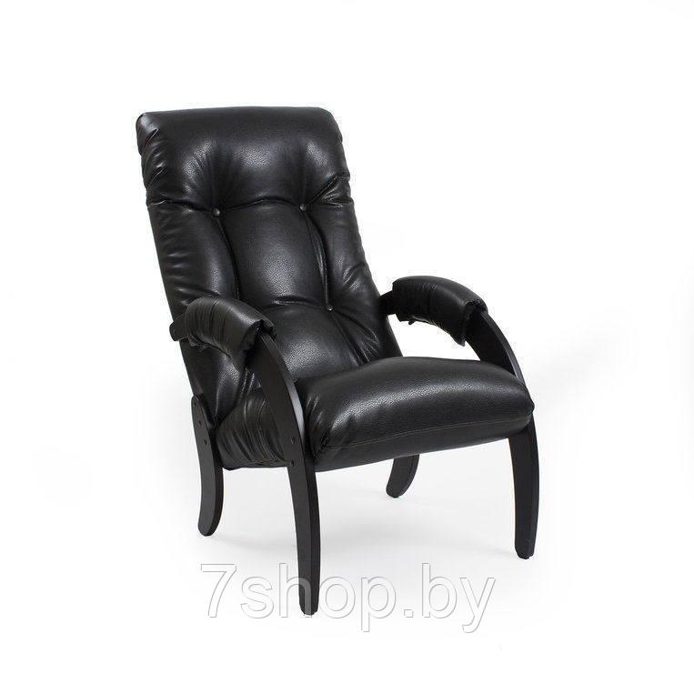Кресло для отдыха Комфорт Модель 61 венге/ Vegas Lite Black - фото 1 - id-p113333036