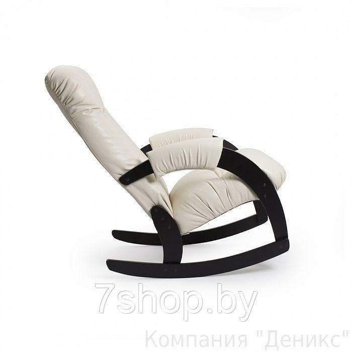 Кресло-качалка Комфорт Модель 67 венге/ Polaris Beige - фото 2 - id-p113333048