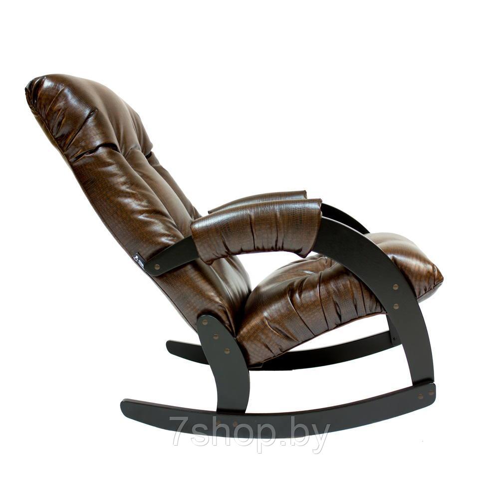 Кресло-качалка Комфорт Модель 67 венге/ Antik crocodile - фото 2 - id-p113333060
