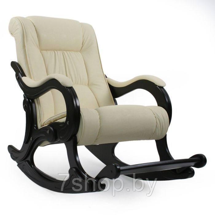 Кресло-качалка Комфорт Модель 77 венге/ Dundi 112 - фото 1 - id-p113333067