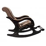 Кресло-качалка Комфорт Модель 77 венге/ Verona Brown, фото 4