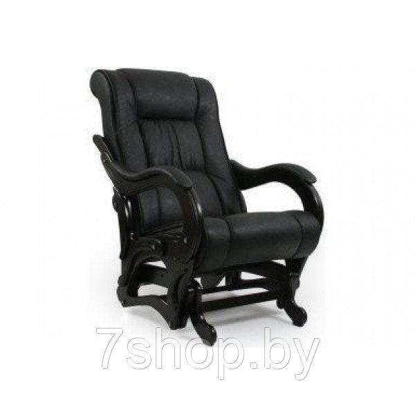 Кресло-качалка Комфорт Модель 78 венге/ Dundi 109 - фото 1 - id-p113333074
