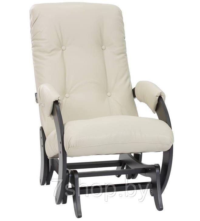 Кресло-качалка глайдер Комфорт Модель 68 венге/ Polaris Beige - фото 1 - id-p113333084