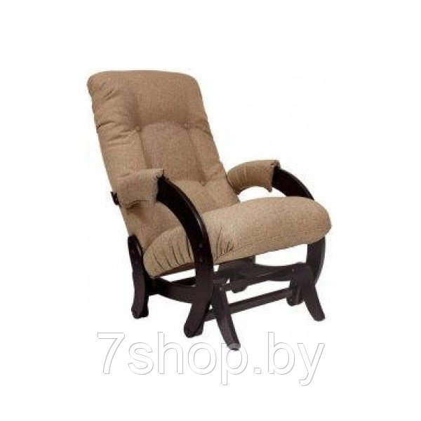 Кресло-качалка глайдер Комфорт Модель 68 венге/ Malta 03 А - фото 1 - id-p113333088