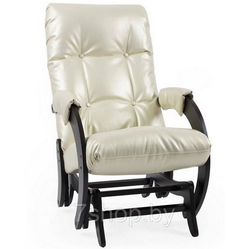 Кресло-качалка глайдер Комфорт Модель 68 венге/ Oregon perlamutr 106 - фото 1 - id-p113333089