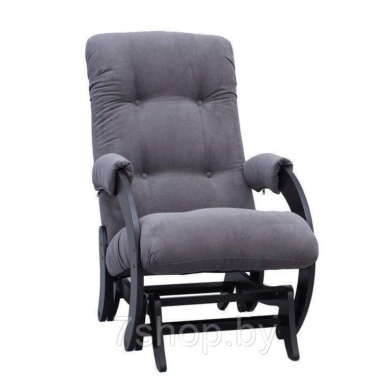 Кресло-качалка глайдер Комфорт Модель 68 венге/ Verona Antrazite Grey - фото 1 - id-p113333093