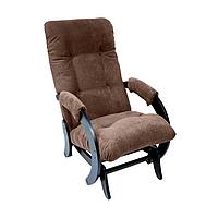 Кресло-качалка глайдер Комфорт Модель 68 венге/ Verona Brown