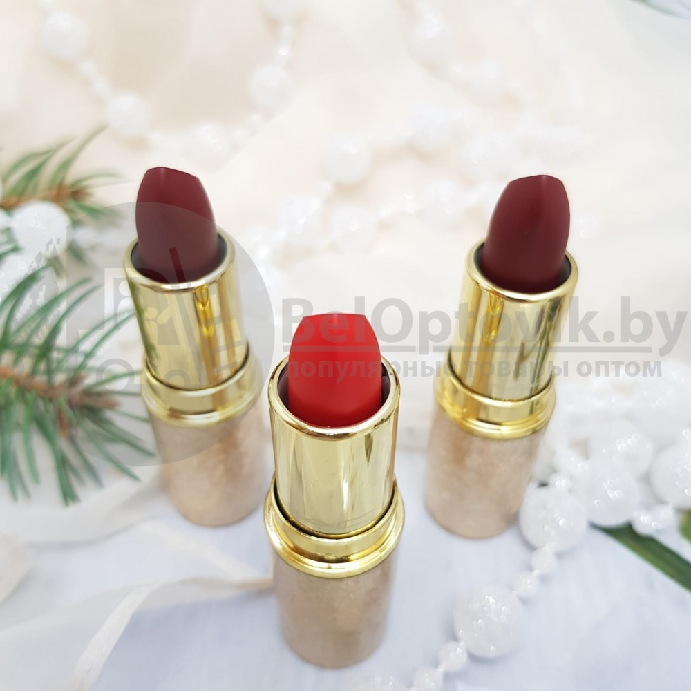 Набор помад в подарочной упаковке MAC matte lipstick rouge a levres Gold (12 матовых оттенков по 3 g) - фото 10 - id-p113251504