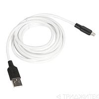 Кабель Hoco X21 Plus Silicone charging Cable for Micro, 2 м, черно-белый