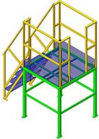 Трапы и площадки обслуживания стальные