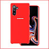 Чехол-накладка для Samsung Galaxy Note 10 (копия) Silicone Cover красный