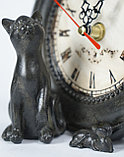 Часы настольные Ласковая кошечка с мышонком, фото 2