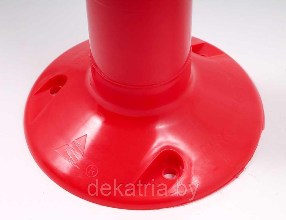 Столбик сигнальный упругий гибкий 750мм с 2 с/о полосами (Красный) - фото 3 - id-p113397730