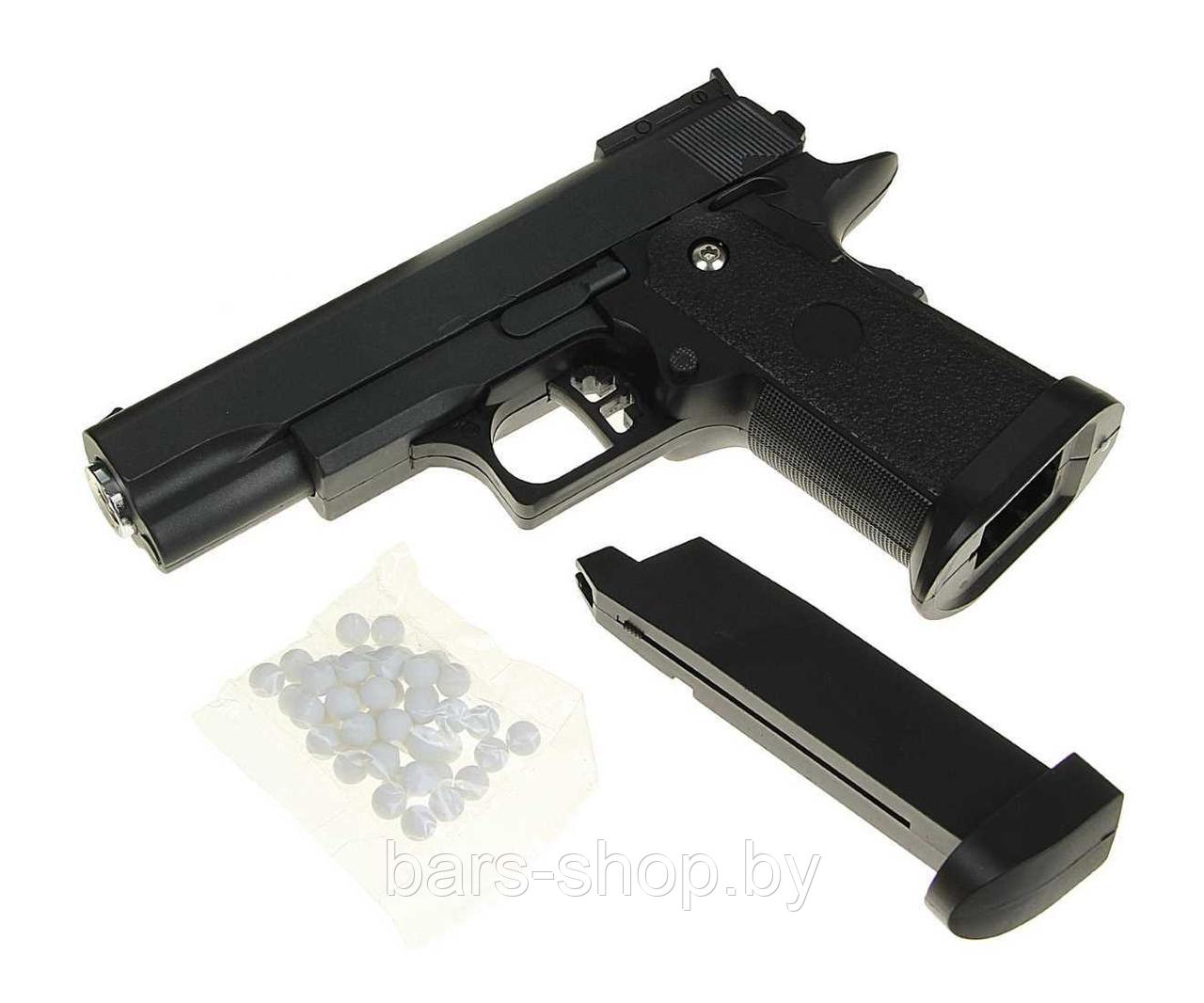 Детский страйкбольный пистолет COLT1911PD mini Black (Galaxy) G.10 - фото 1 - id-p113414997