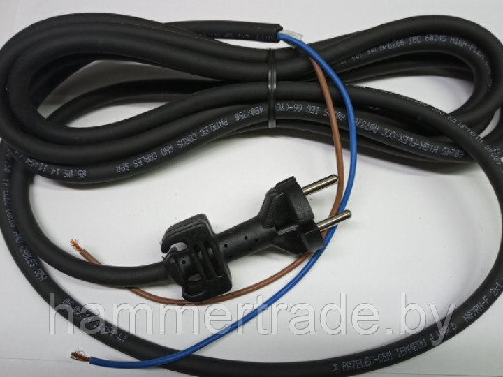 Сетевой кабель EU 4,15m 2 x 1,0mm H07 RN-F