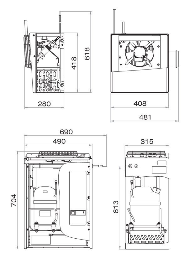 Сплит система POLAIR SB 108 S/SF - фото 2 - id-p6607622