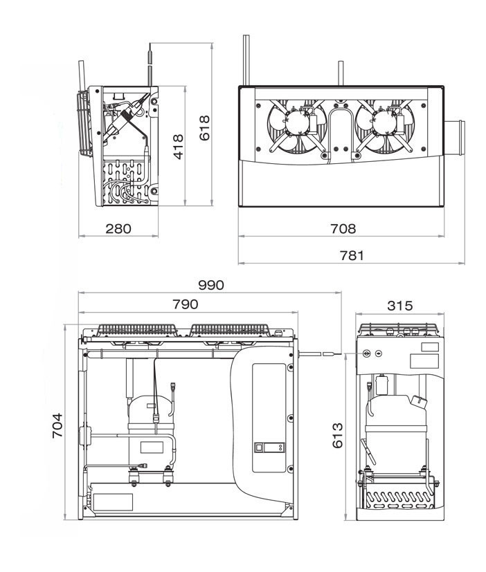 Сплит система POLAIR SB 328 SF - фото 2 - id-p6607738