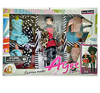 Кукла Модница с нарядами и аксессуарами, высота куклы 30 см, арт.B8062-B