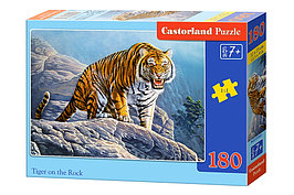 Тигр на скале. Пазл Castorland 180 элементов