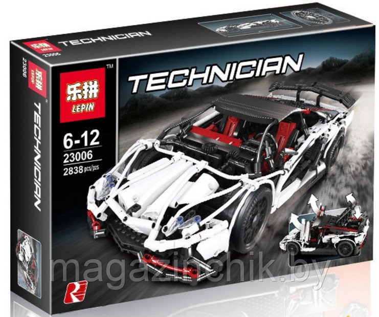 Конструктор Lepin Lamborghini Aventador, 2838 деталей 23006 / 93004, аналог Лего Техник