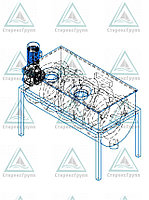 Смеситель горизонтальный для кормов