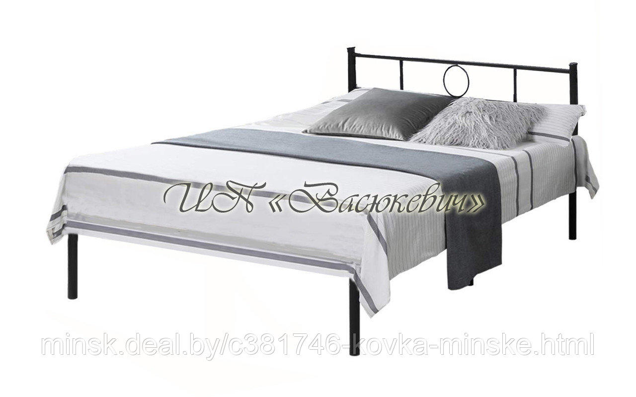 Кровать металлическая "Л3" в стиле ЛОФТ - фото 1 - id-p113463596