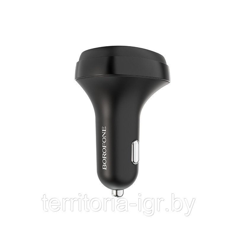 FM-трансмиттер Bluetooth BC26 черный Borofone - фото 4 - id-p113467886