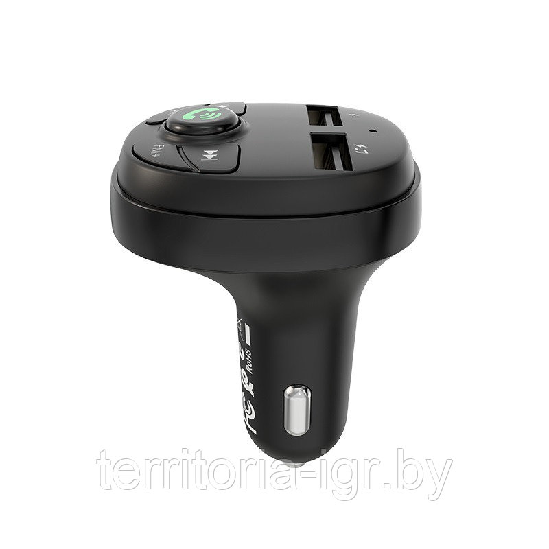 FM-трансмиттер Bluetooth BC26 черный Borofone - фото 5 - id-p113467886