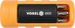 Отвёртка+биты 16 пр. "Vorel" 65035