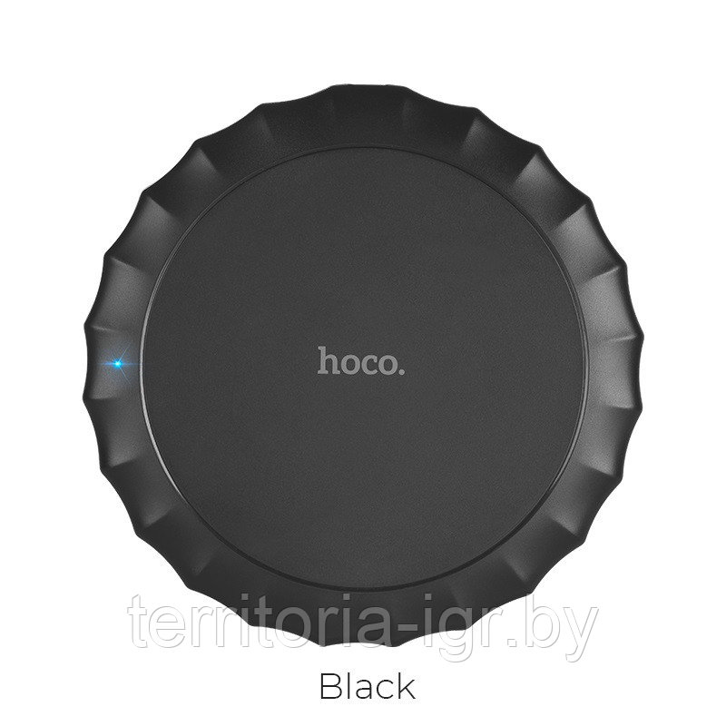 Беспроводное зарядное устройство CW13 черный Hoco (Qi) - фото 2 - id-p113468599