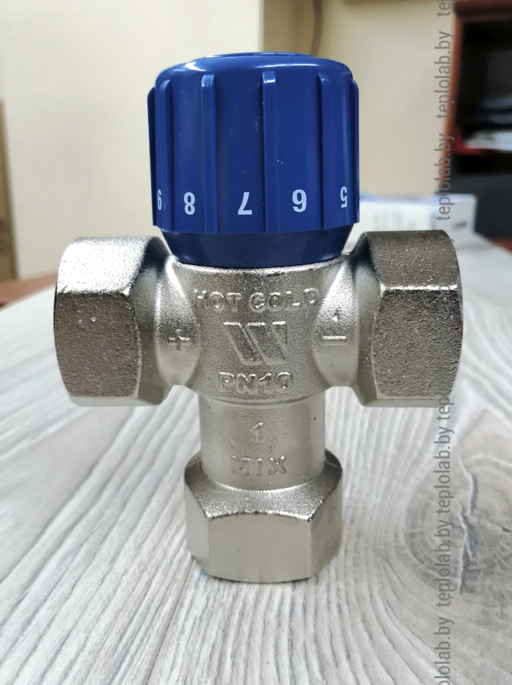 Watts Aquamix AM63C, 1", 25-50°С термостатический смесительный клапан - фото 8 - id-p113468581