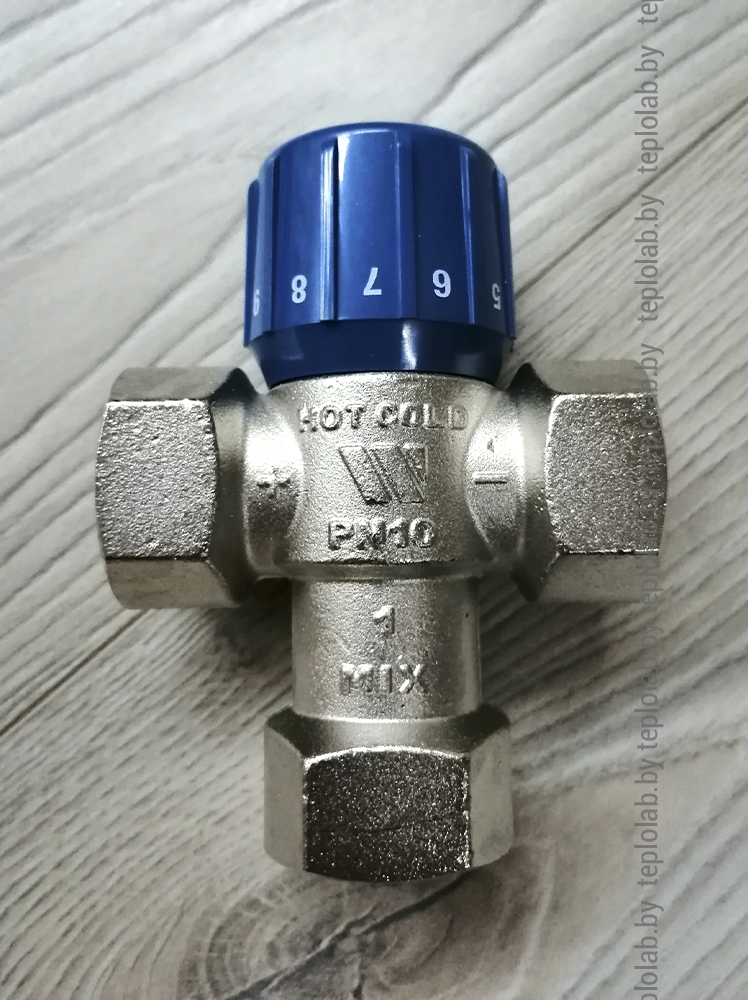 Watts Aquamix AM63C, 1", 25-50°С термостатический смесительный клапан - фото 7 - id-p113468581