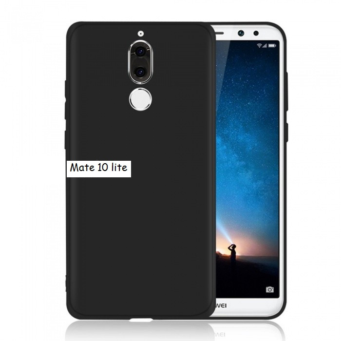Чехол-накладка для Huawei Mate 10 Lite / RNE-L21 (силикон) черный
