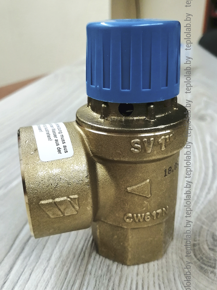 Watts SVW 1" x 1 1/4" 6 bar предохранительный клапан для систем водоснабжения - фото 4 - id-p89617531