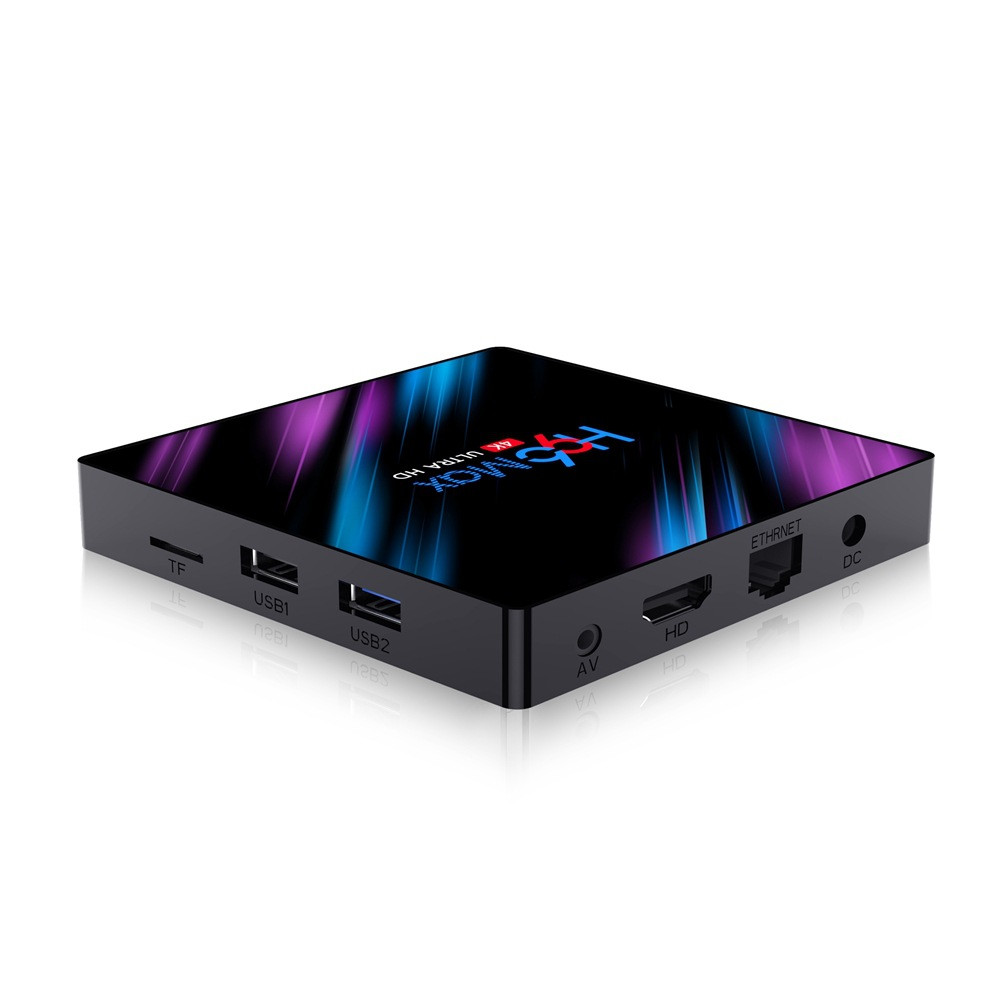 Смарт ТВ приставка H96 MAX RK3318 4G + 32G UltraHD сирень TV Box андроид - фото 3 - id-p113485673