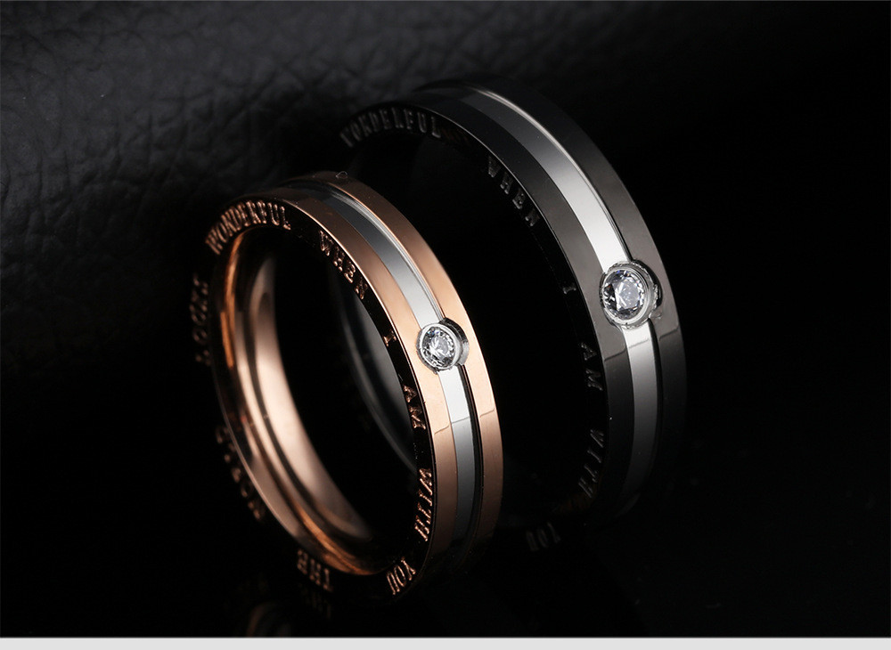Парные кольца для влюбленных "Неразлучная пара 112" с гравировкой "Мир прекрасен, когда мы вместе" - фото 3 - id-p113525494