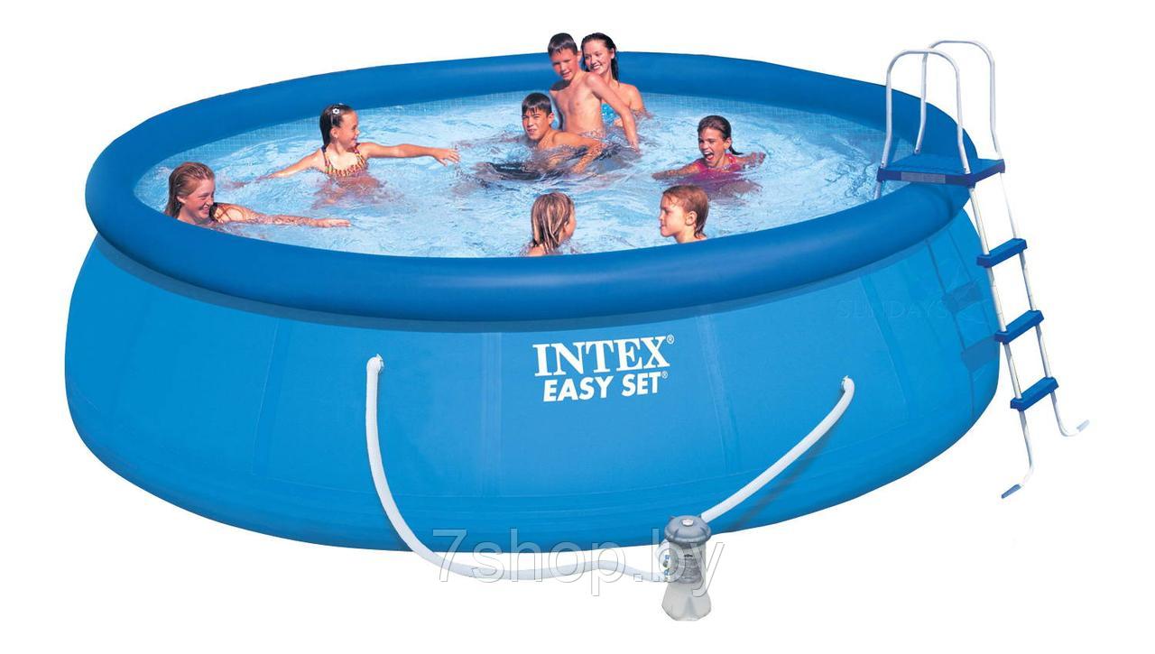 Бассейн 457х122 cм, Easy Set, Intex 28168/54916