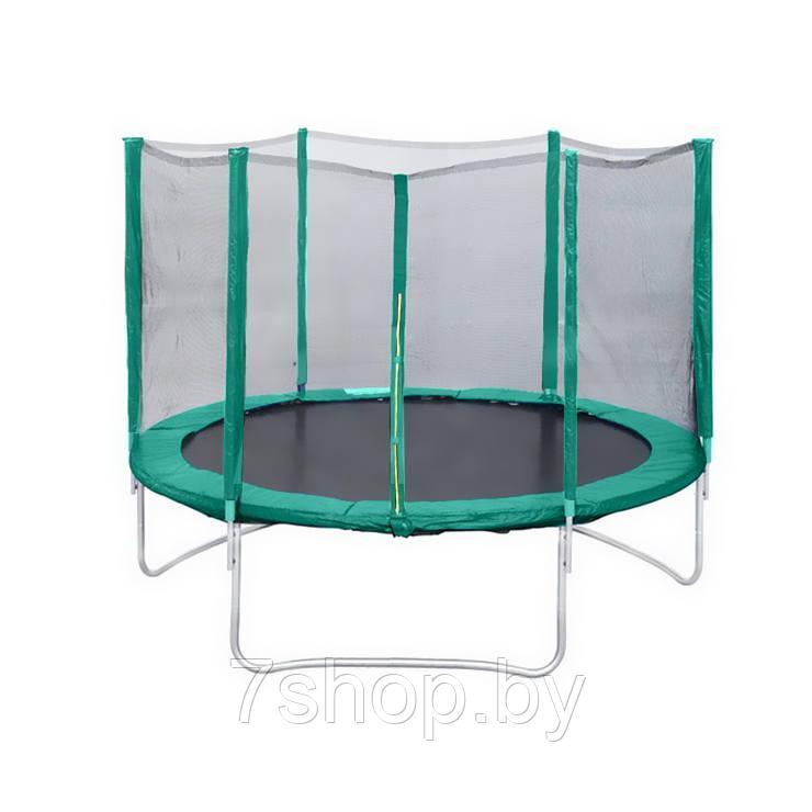 Батут с защитной сеткой КМС "Trampoline 6" диаметр 1,8 м