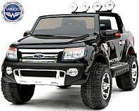 Детский электромобиль WINGO FORD RANGER LUX (Лицензионная модель) черный лак