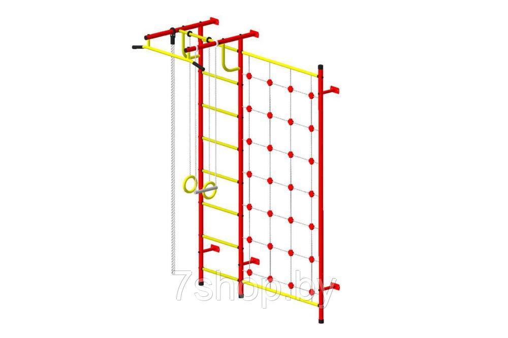 Шведская стенка "Пионер - С3С" красно/жёлтый